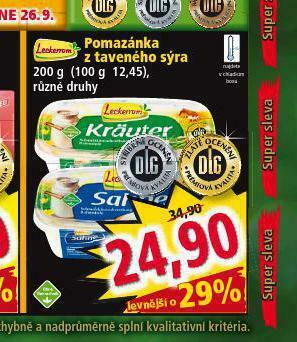 Norma Pomazánka z taveného sýra nabídka