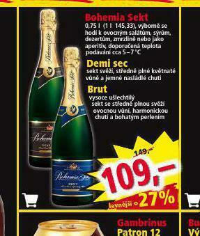 Norma Bohemia sekt nabídka