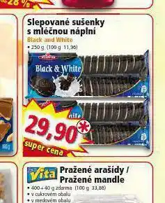 Norma Slepované sušenky s mléčnou náplní nabídka