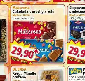 Norma Makarena čokoláda s ořechy a želé nabídka