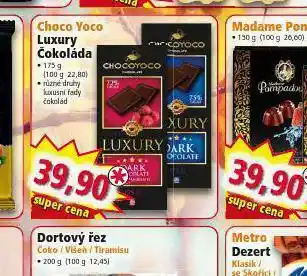 Norma Choc yoco luxury čokoláda nabídka