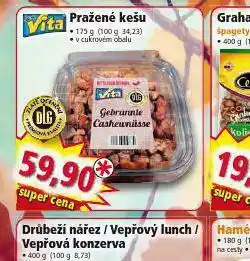 Norma Pražená kešu nabídka
