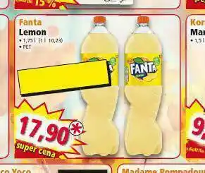 Norma Fanta lemon nabídka