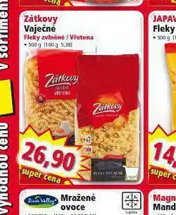 Norma Zátkovy vaječné fleky, vřetena nabídka