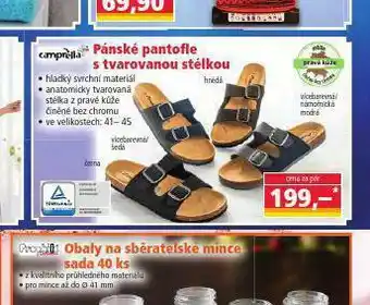 Norma Pánské pantofle s tvarovanou stélkou nabídka