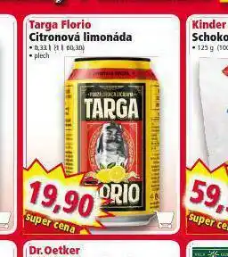 Norma Targa florio citronová limonáda nabídka