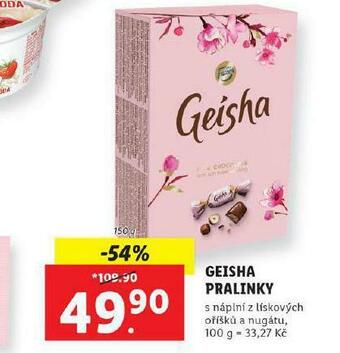 Lidl Geisha pralinky nabídka