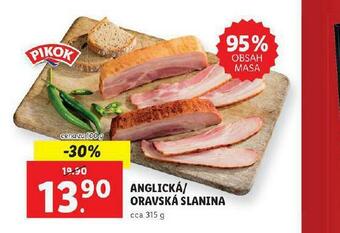 Lidl Anglická / oravská slanina nabídka