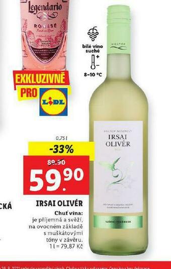 Lidl Irsai olivér nabídka