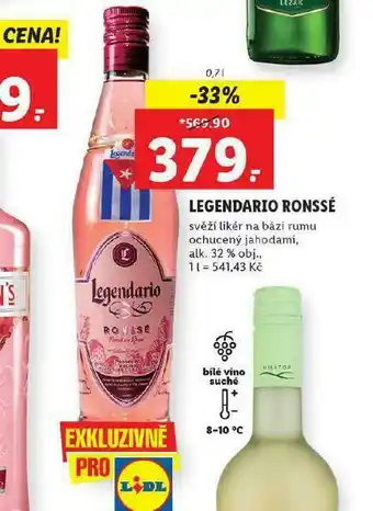 Lidl Legendario ronsseé nabídka