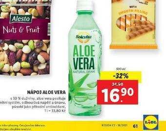 Lidl Nápoj aloe vera nabídka