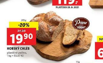 Lidl Horský chléb nabídka