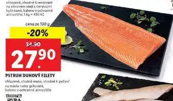 Lidl Pstruh duhový filety nabídka