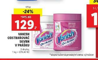 Lidl Vanish odstraňovač skvrn nabídka