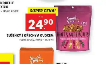 Lidl Sušenky s ořechy a ovocem nabídka