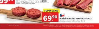 Lidl Hovězí tatarák z mladého býka xxl nabídka