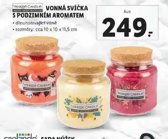 Lidl Vonná svíčka s podzimním aromatem nabídka