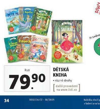 Lidl Dětská kniha nabídka