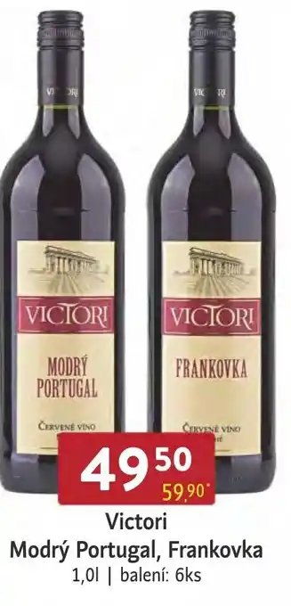 Qanto Victori Modrý Portugal, Frankovka 1,0L nabídka