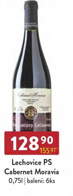Qanto Lechovice PS Cabernet Moravia 0,75L nabídka