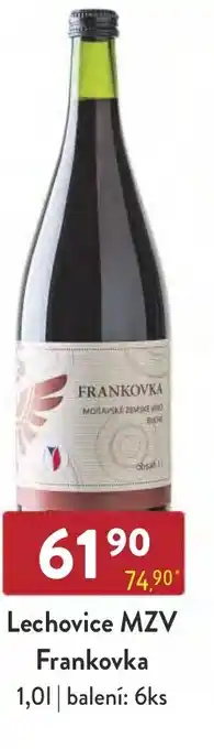 Qanto Lechovice MZV Frankovka 1,0L nabídka