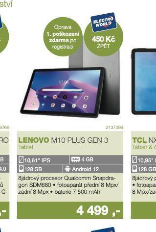 Electro World Tablet lenovo 10.61 nabídka