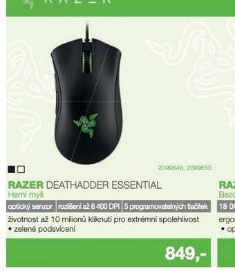 Electro World Herní myš razer nabídka
