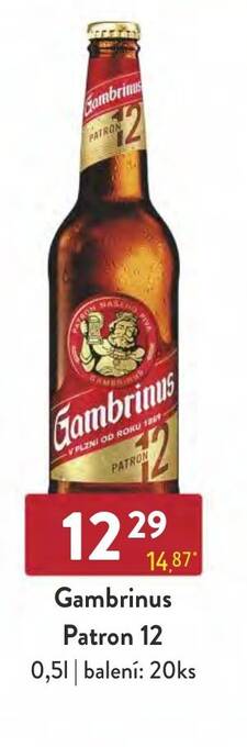 Qanto Gambrinus Patron 12 0.5L nabídka