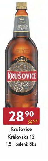 Qanto Krušovice Královská 12 1.5L nabídka
