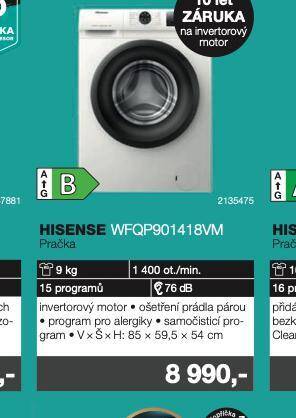 Electro World Pračka hisense nabídka