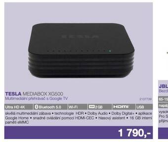 Electro World Multimediální přehrávač s google tv tesla nabídka