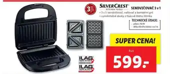 Lidl Sendvičovač 3v1 nabídka
