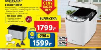 Lidl Domácí pekárna nabídka