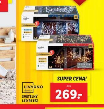 Lidl Světelný led řetěz nabídka