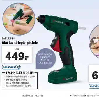 Lidl Aku tavná pistole nabídka