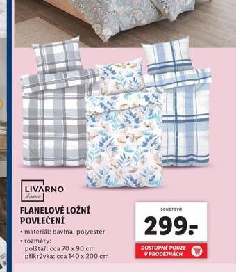 Lidl Flanelové ložní povlečení nabídka