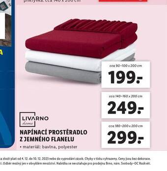Lidl Napínací prostěradlo 90-100 x 200 cm nabídka