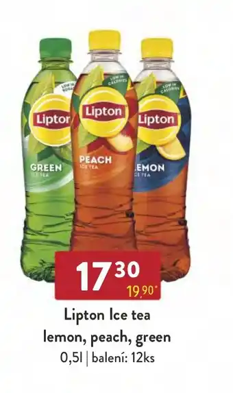 Qanto Lipton Ice tea lemon, peach, green 0,5L nabídka