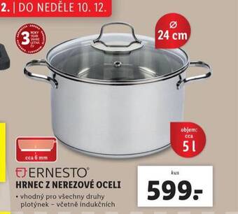 Lidl Hrnec z nerezové oceli nabídka