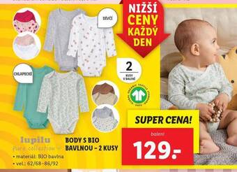 Lidl Body s bio bavlnou nabídka