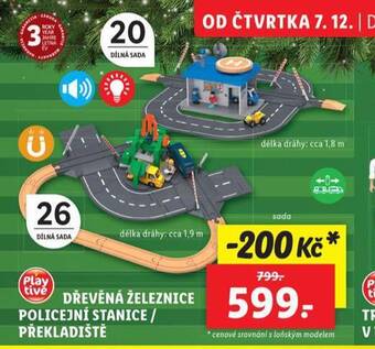 Lidl Dřevěná železnice / policejní stanice / překladiště nabídka