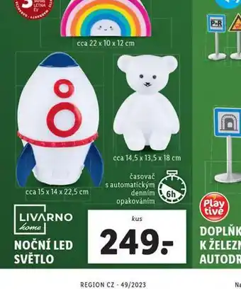 Lidl Noční led světlo nabídka