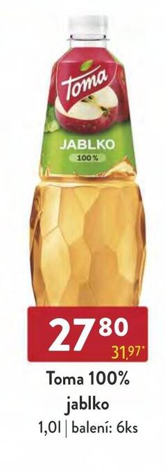 Qanto Toma 100% jablko 1,0L nabídka