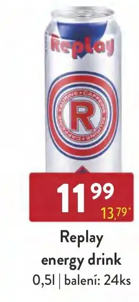 Qanto Replay energy drink 0.5l nabídka