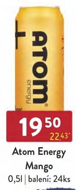 Qanto Atom Energy Mango 0.5L nabídka