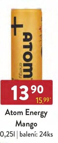 Qanto Atom Energy Mango 0.25l nabídka