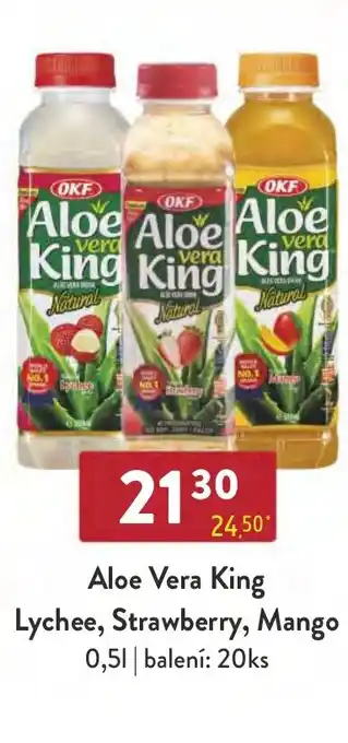 Qanto Aloe Vera King Lychee, Strawberry, Mango 0.5L nabídka