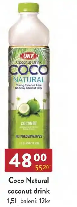 Qanto Coco Natural coconut drink 1.5L nabídka