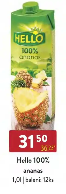 Qanto Hello 100% ananas nabídka