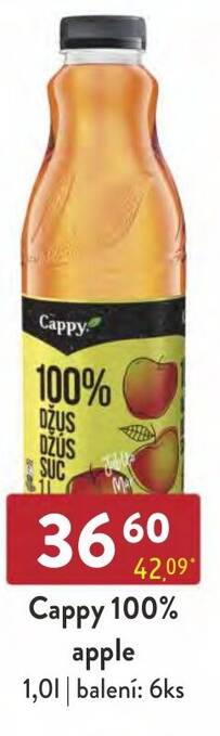 Qanto Cappy 100% apple 1,0L nabídka
